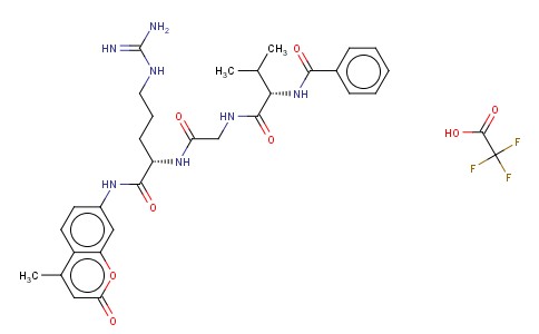 BZ-VAL-GLY-ARG-AMC TRIFLUOROACETATE SALT